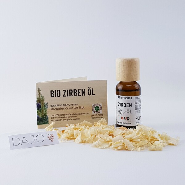 DAJO ätherisches Zirbenöl 20 ml. 100% naturrein