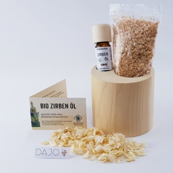 DAJO Duft Rundling aus frischem Zirbenholz